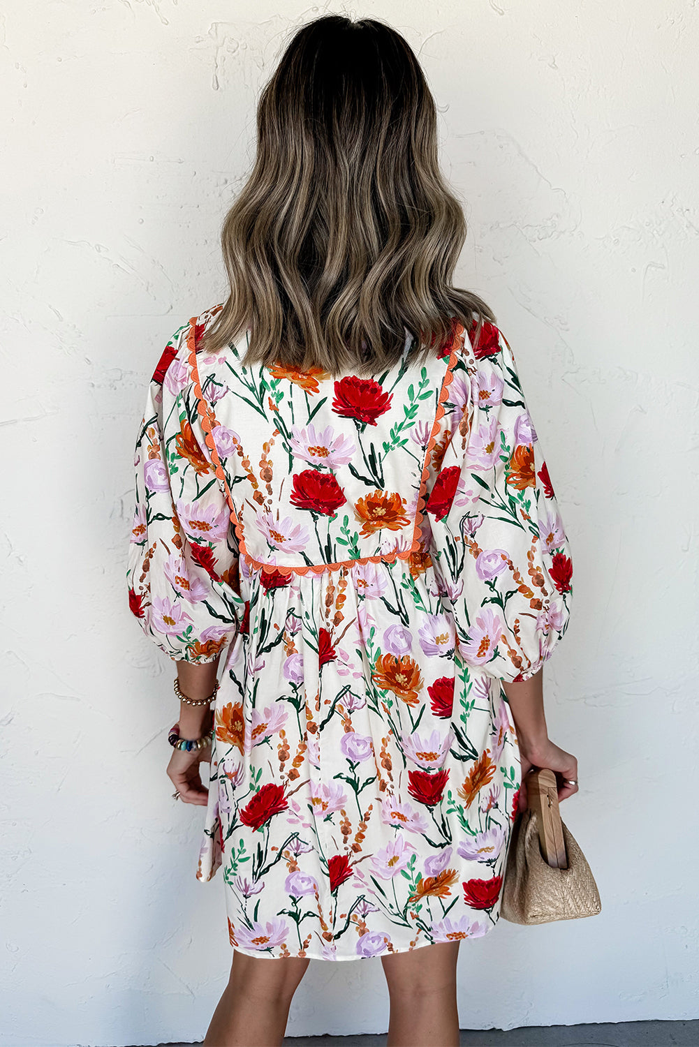 Red Poppy Ricrac Dress