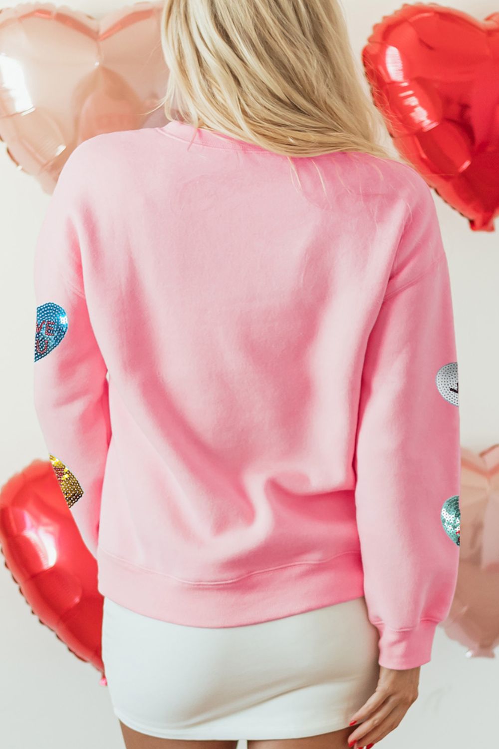 Sequin Be Mine Sweatshirt