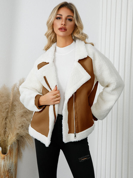 Sherpa Zip Up Jacket