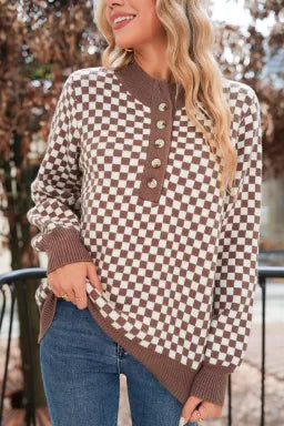 Madison Plaid Sweater
