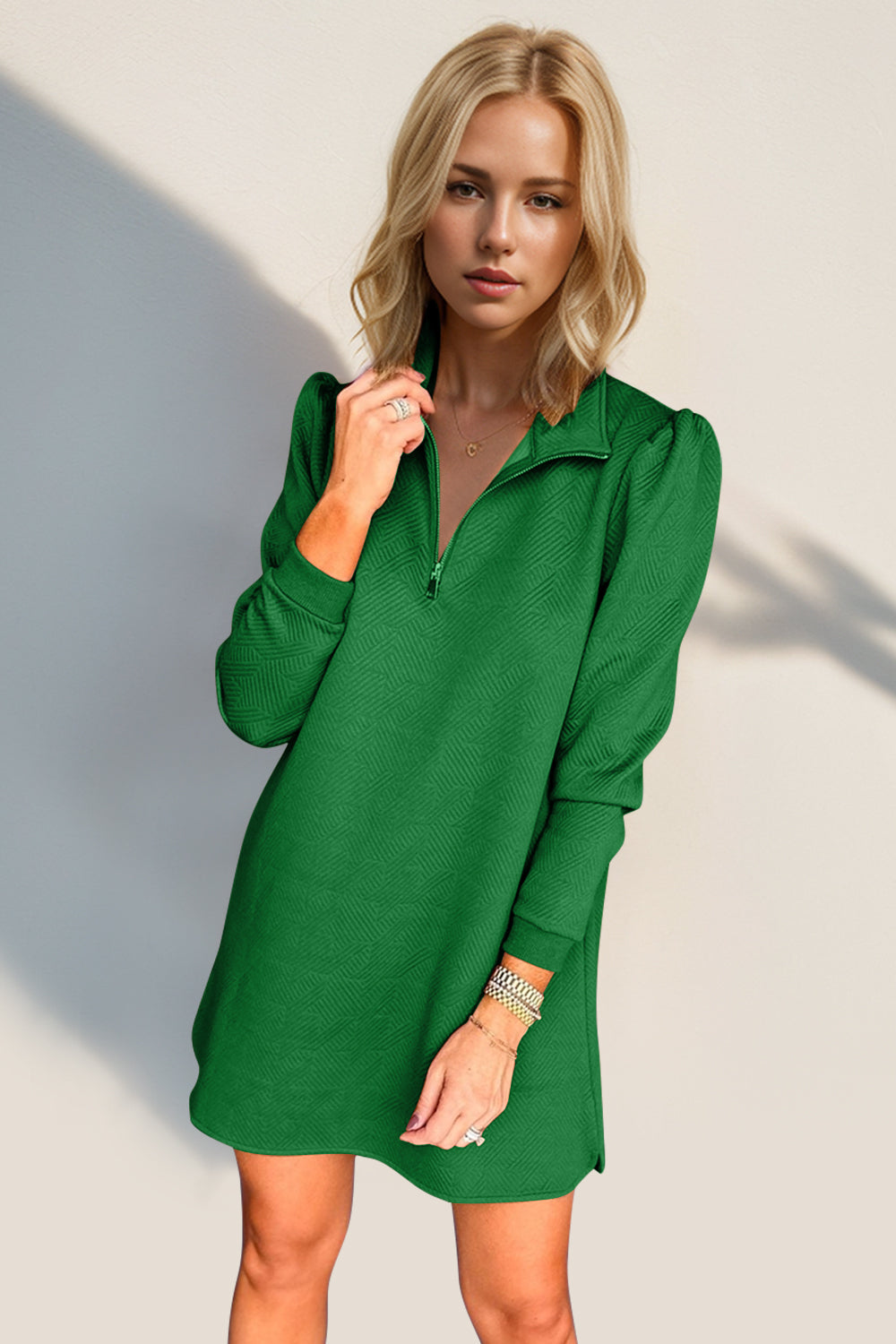 The Every Day Quarter Zip Dress