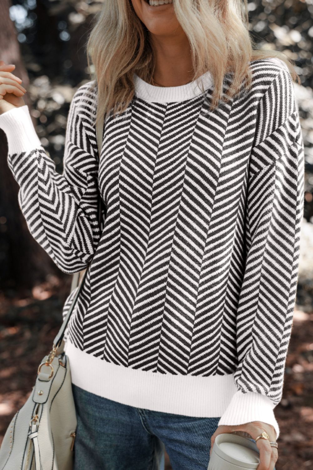 Chevron Stripe Sweater